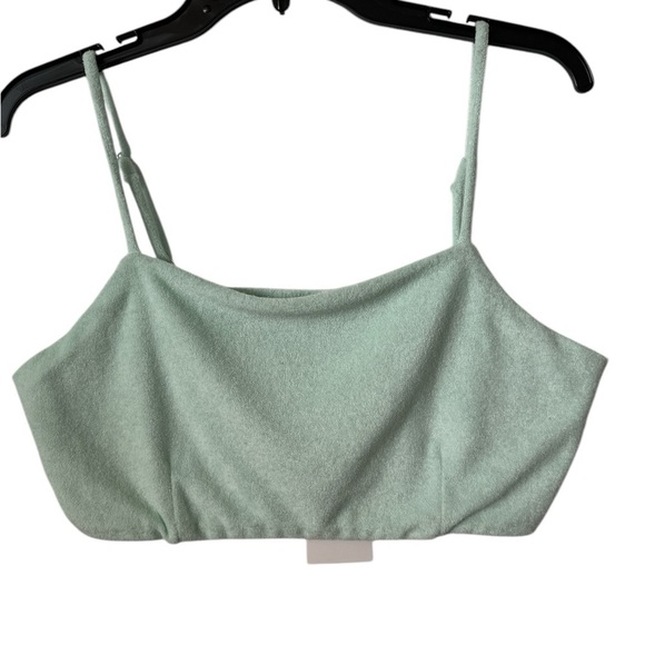 7 For All Mankind Tops - 7 for all mankind Terry Cloth Teal Light Mint Medium Summer Top BNWT